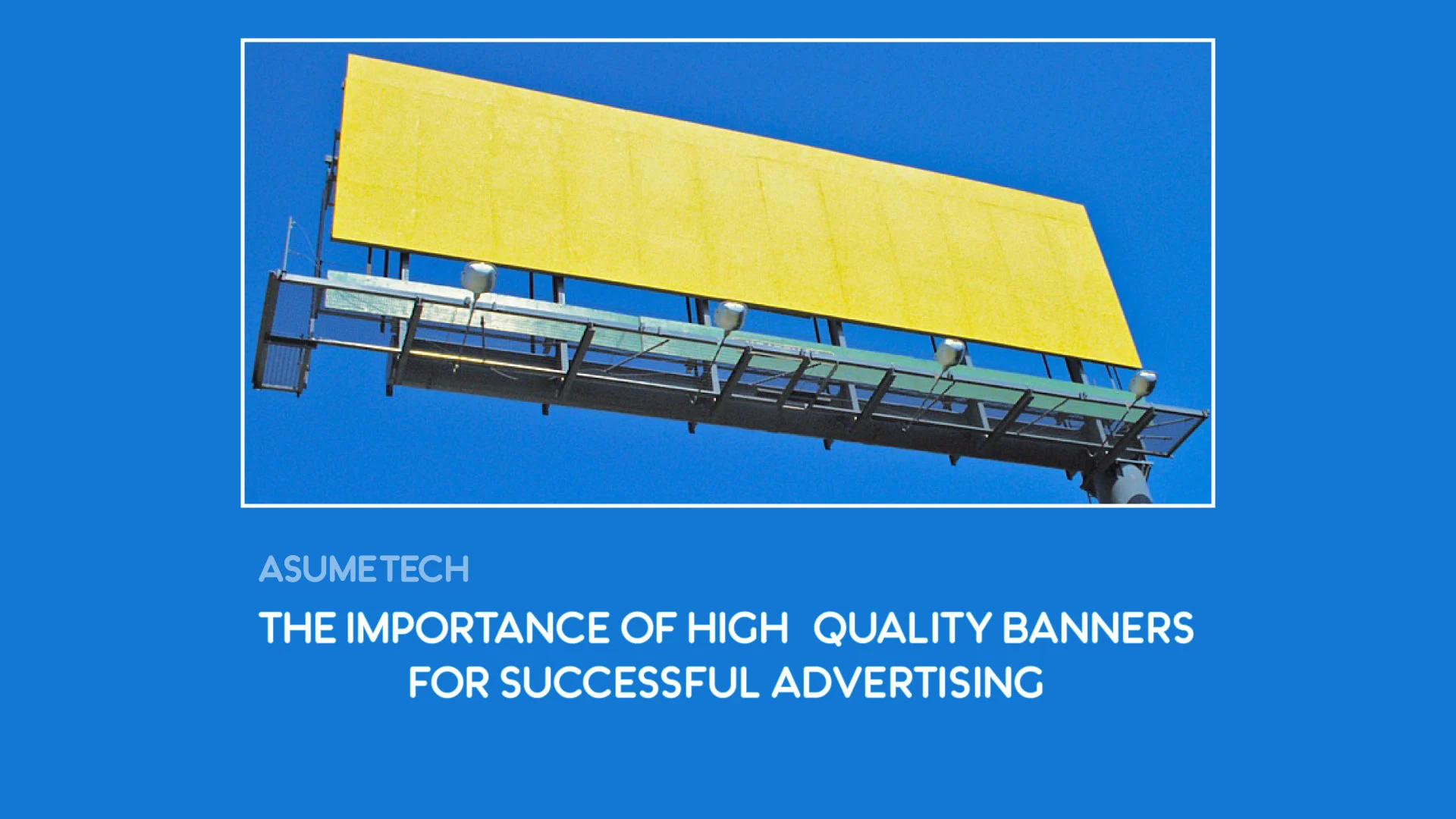 The Importance of High-Quality Banners for Successful Advertising The Importance of High-Quality Banners for Successful Advertising