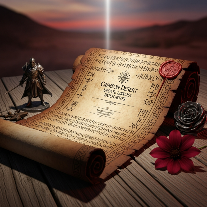 Crimson Desert Update 1.000.251 Patch Notes