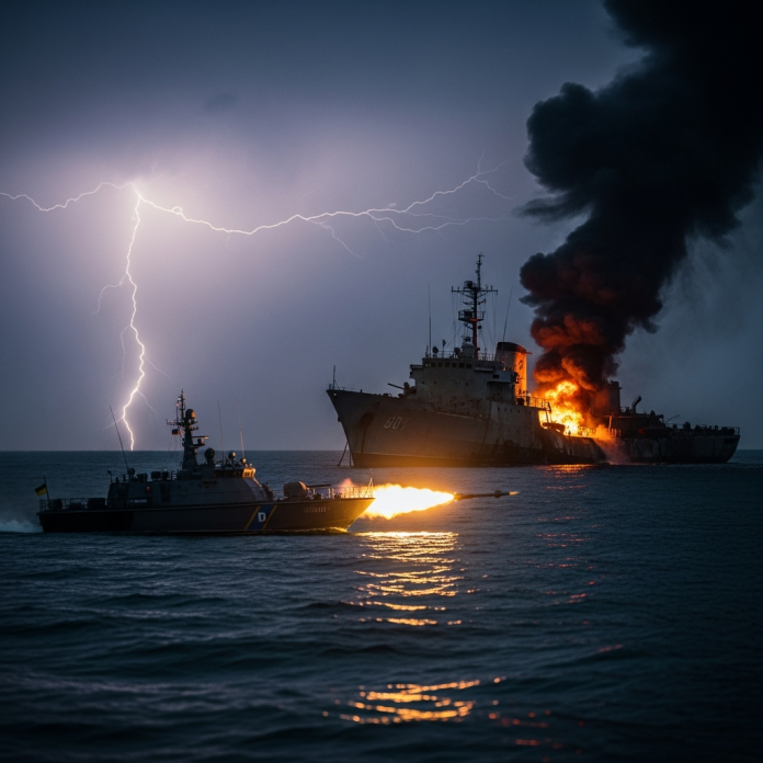 Ukraine strikes Iranian vessels in Caspi