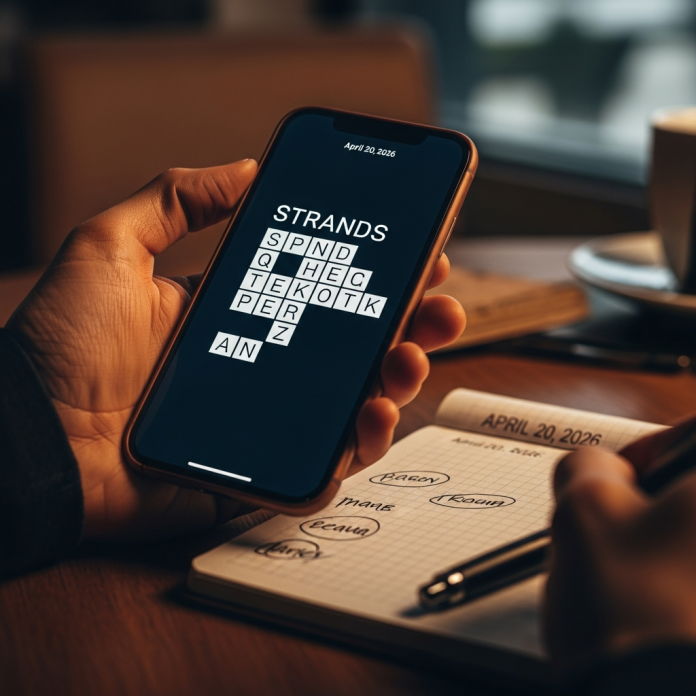 NYT Strands Puzzle Hints and Solutions for 20 April 2026