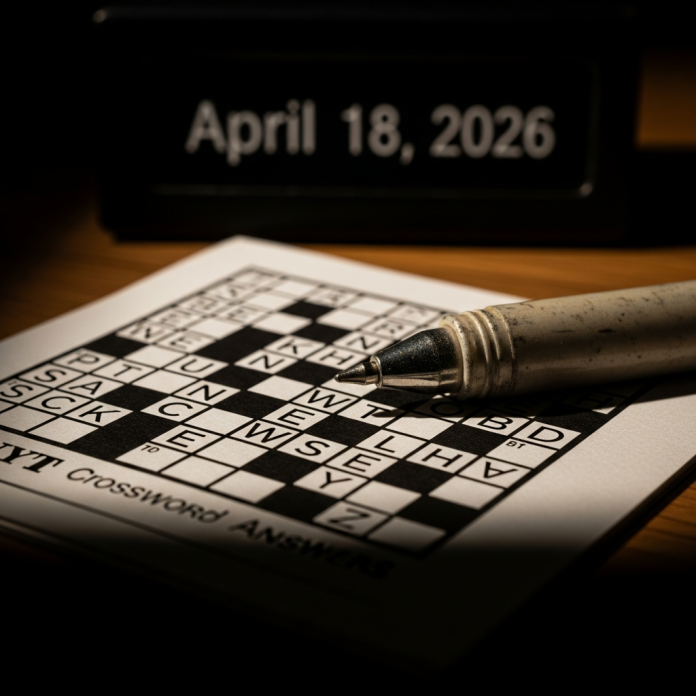 NYT Mini Crossword Answers for 18 April 2026