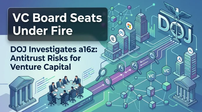 DOJ Investigates a16z: Antitrust Risks for Venture Capital