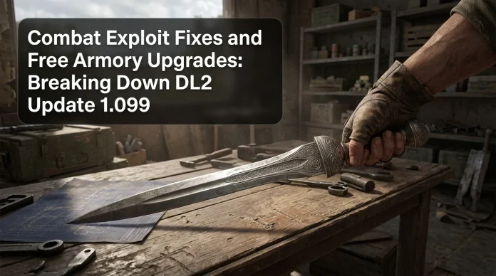 Dying Light 2 Update 1.099 Patch Notes: Free Gladius & Fixes