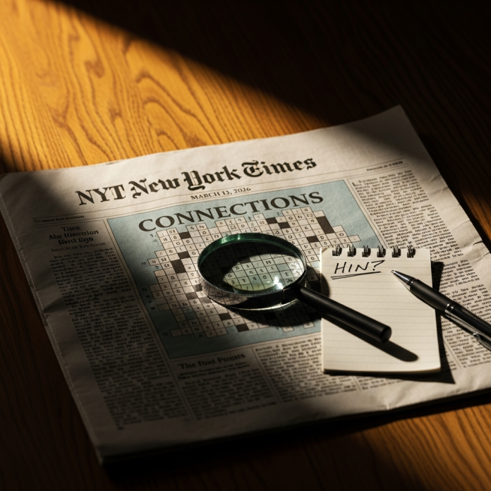 NYT Connections Hints and Answers for 13 March 2026