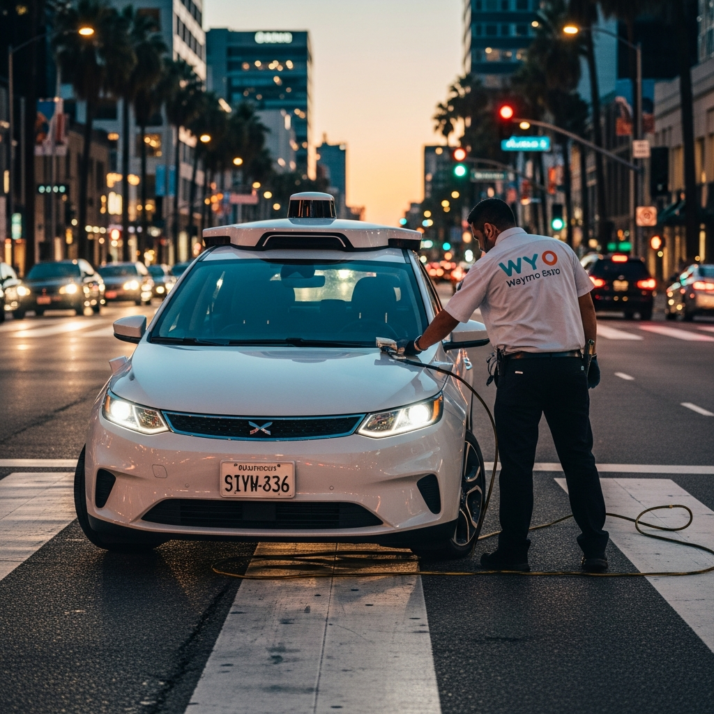 Why Waymo Still Pays Humans to Rescue Robotaxis in Los Angeles Why Waymo Still Pays Humans to Rescue Robotaxis in Los Angeles