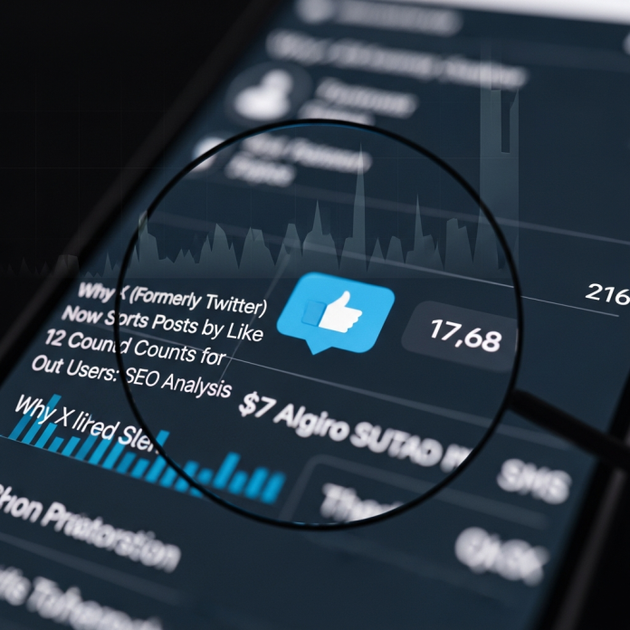 Why X (Formerly Twitter) Now Sorts Posts by Like Counts for Logged Out Users: SEO analysis