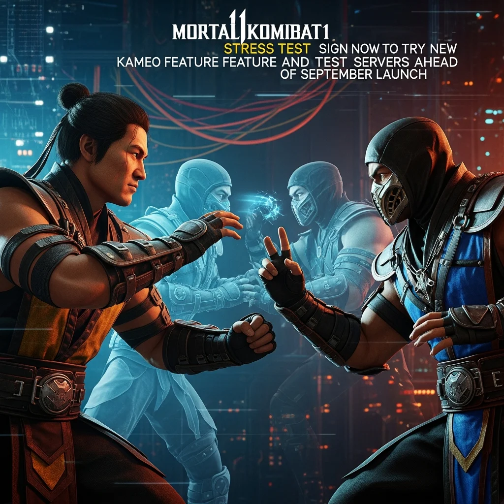 Mortal Kombat 1 Stress Test Sign Up Now to Try New Kameo Feature and Test Servers Ahead of September Launch Mortal Kombat 1 Stress Test Sign Up Now to Try New Kameo Feature and Test Servers Ahead of September Launch