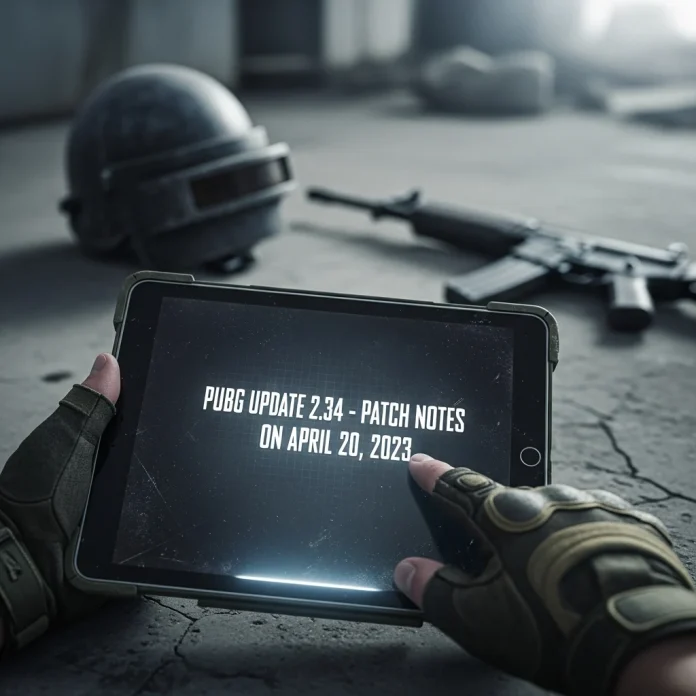 PUBG Update 2.34 – Patch Notes on April 20, 2023