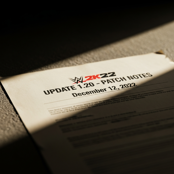 WWE 2K22 Update 1.20 – Patch Notes on December 12, 2022