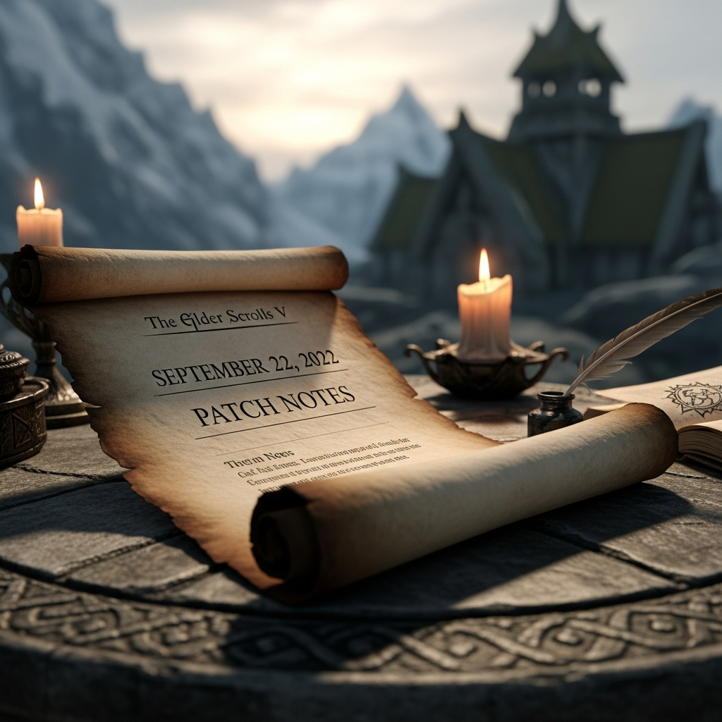 The Elder Scrolls V: Skyrim Update 1.001.006 – Patch Notes on September 22, 2022 The Elder Scrolls V: Skyrim Update 1.001.006 – Patch Notes on September 22, 2022