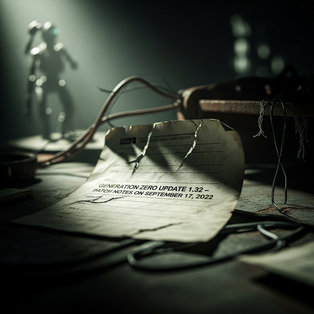 Generation Zero Update 1.32 – Patch Notes on September 17, 2022 Generation Zero Update 1.32 – Patch Notes on September 17, 2022