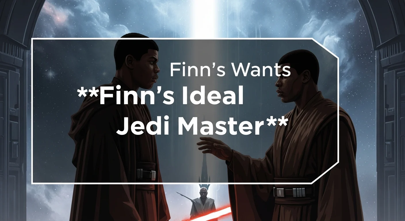 John Boyega Wants Mace Windu to Mentor Finn in Star Wars Star Wars’ John Boyega wants this iconic Jedi Master, Mace Windu, to mentor Finn in a future film. See how this pairing could reshape the franchise's lore.