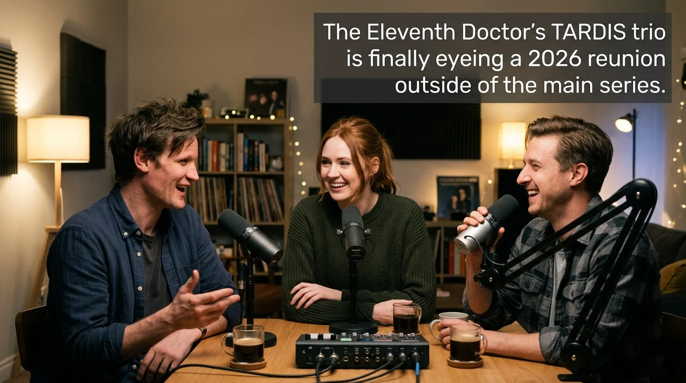Matt Smith Joins Karen Gillan & Arthur Darvill for Pondcast Matt Smith Joins Karen Gillan & Arthur Darvill for Pondcast