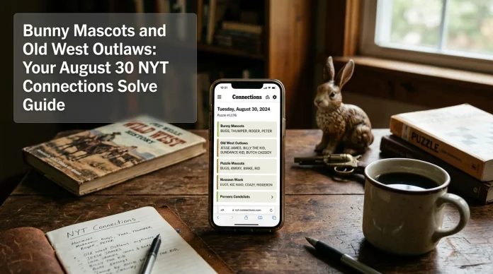 NYT Connections Today: Hints & Answers for August 30 (#1176)