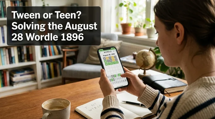 Wordle 1896 Answer: Today's Clues & Hints for Aug 28