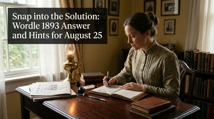Wordle Today: Hints and Answer for August 25, #1893 Wordle Today: Hints and Answer for August 25, #1893