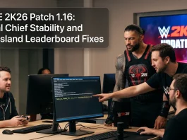 WWE 2K26 Update 1.16 Patch Notes: Fixes Boot-Up Freeze