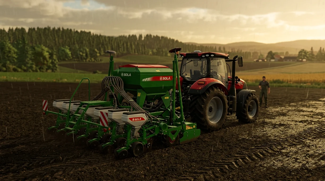 Farming Simulator 25 Update 1.410 Patch Notes: New SOLÀ Brand and Vehicles