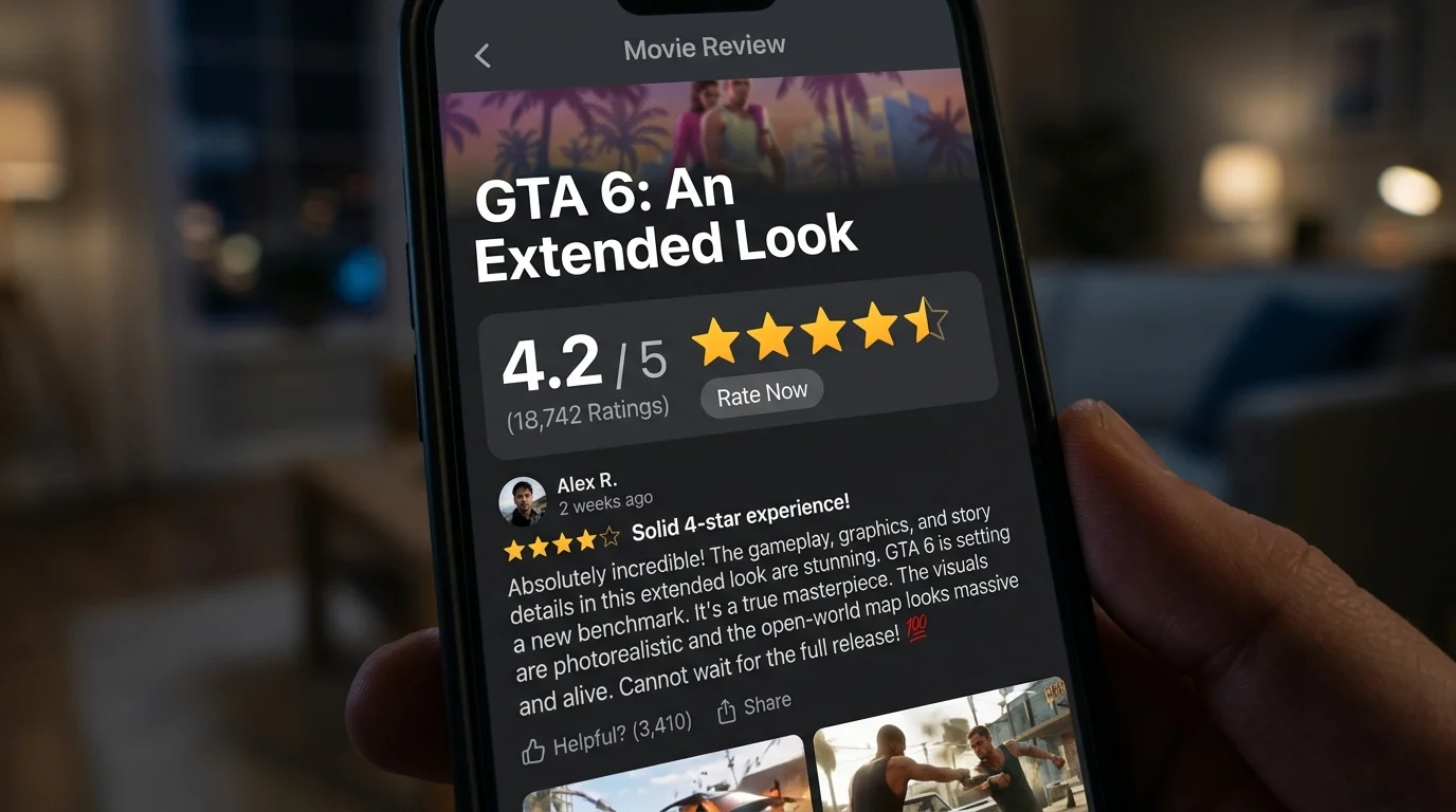 GTA 6 Letterboxd rating screen