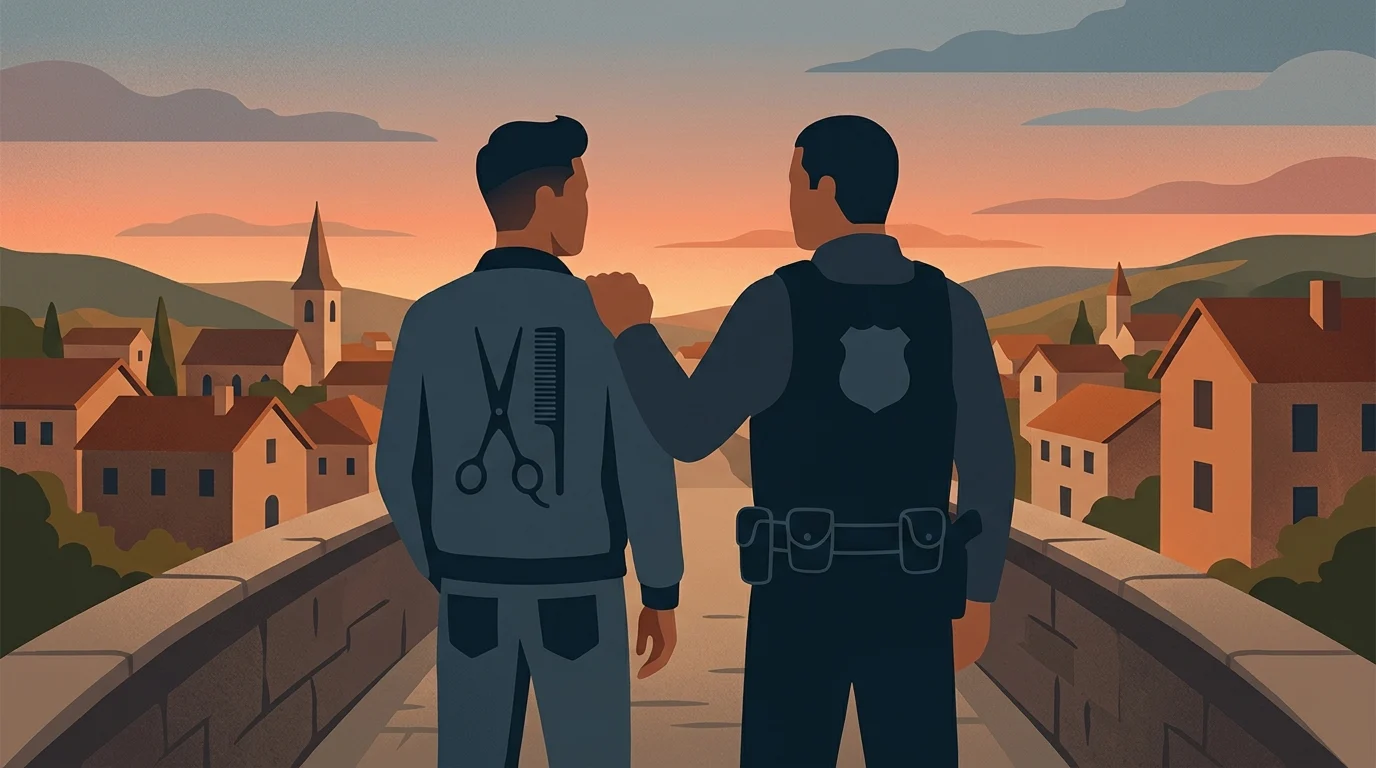 Conceptual graphic representing the Morgan brothers from the Knockemout series.