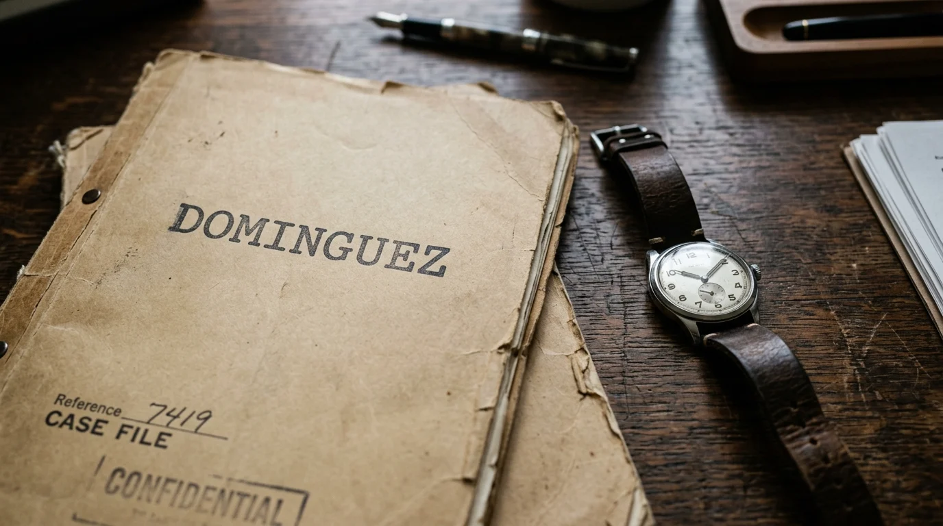 A prop case file representing the mystery.