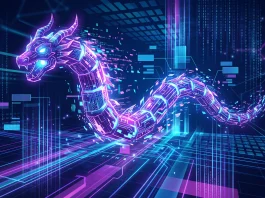 Borderlands 4 Reaches Steam Top Three During 50% Anniversary Sale and Loveless DLC Release A conceptual digital wyrm virus in a glowing cybernetic environment.