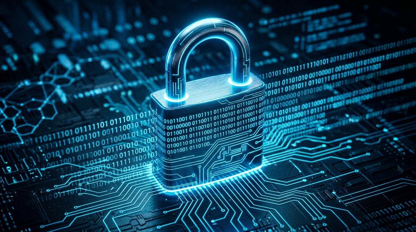 How to Resolve Windows 11 Error 1786 After KB5124008 Installation 1 A conceptual image representing digital security hardening and data protection.