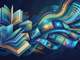 Conceptual illustration of media and publishing integration