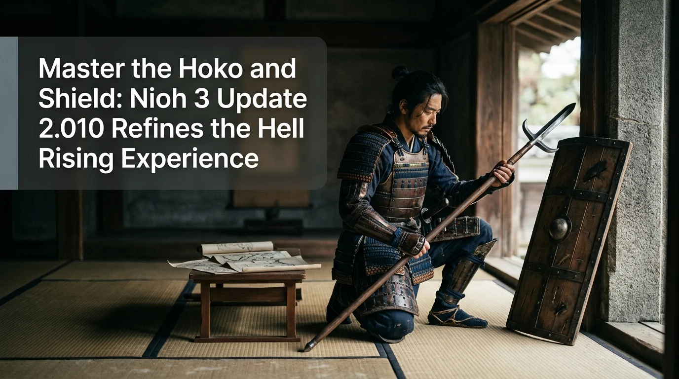 Nioh 3 Update 2.010 Patch Notes: Hoko Weapon & Mission Fixes Nioh 3 Update 2.010 Patch Notes: Hoko Weapon & Mission Fixes