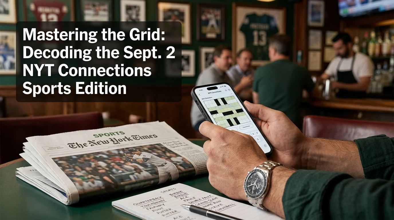 NYT Connections Sports Edition Sept 2: Hints & Answers #709 NYT Connections Sports Edition Sept 2: Hints & Answers #709
