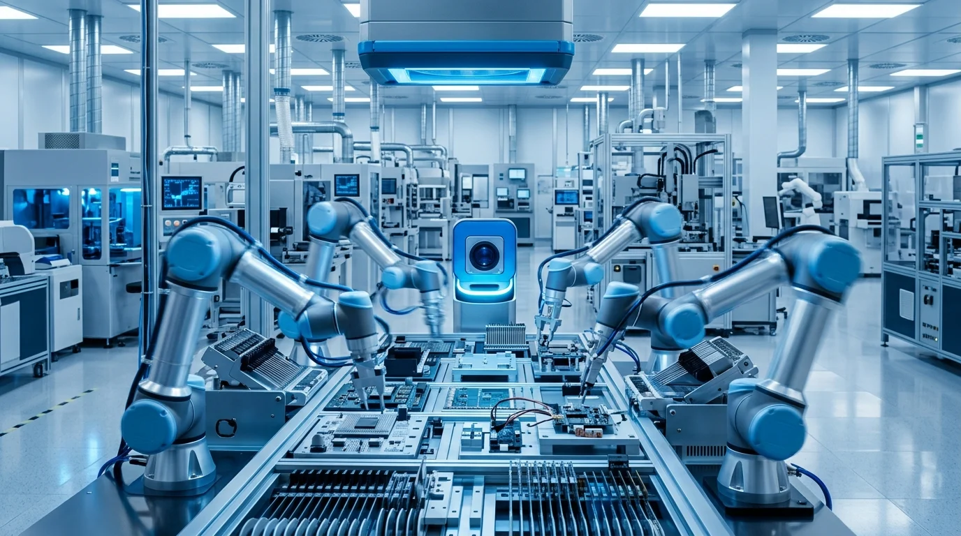 High-tech electronic assembly line components