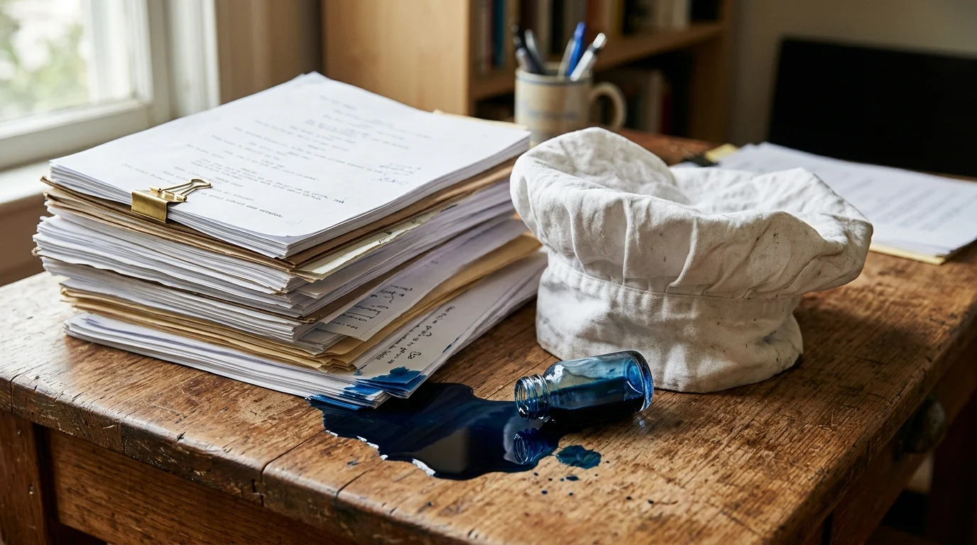 Girl Meets World Showrunner Wrote Breaking Bad Parody to Challenge Disney Standards 1 Conceptual image of a television script and blue dye representing creative friction.