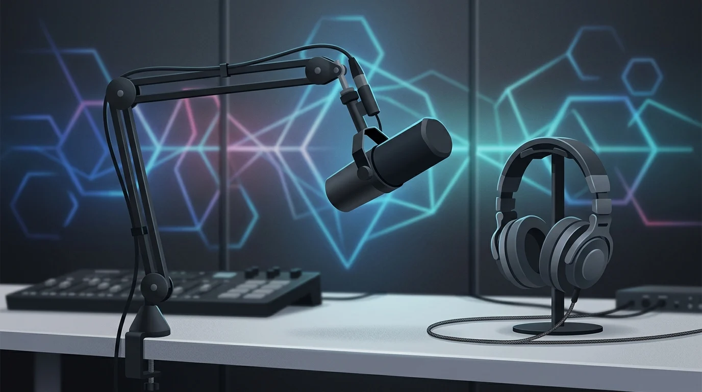A conceptual high-end gaming and streaming setup.