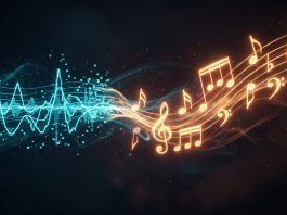 Conceptual digital music visualization