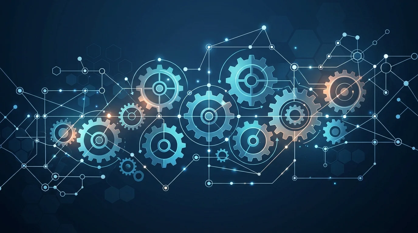 Conceptual illustration of autonomous digital agents.