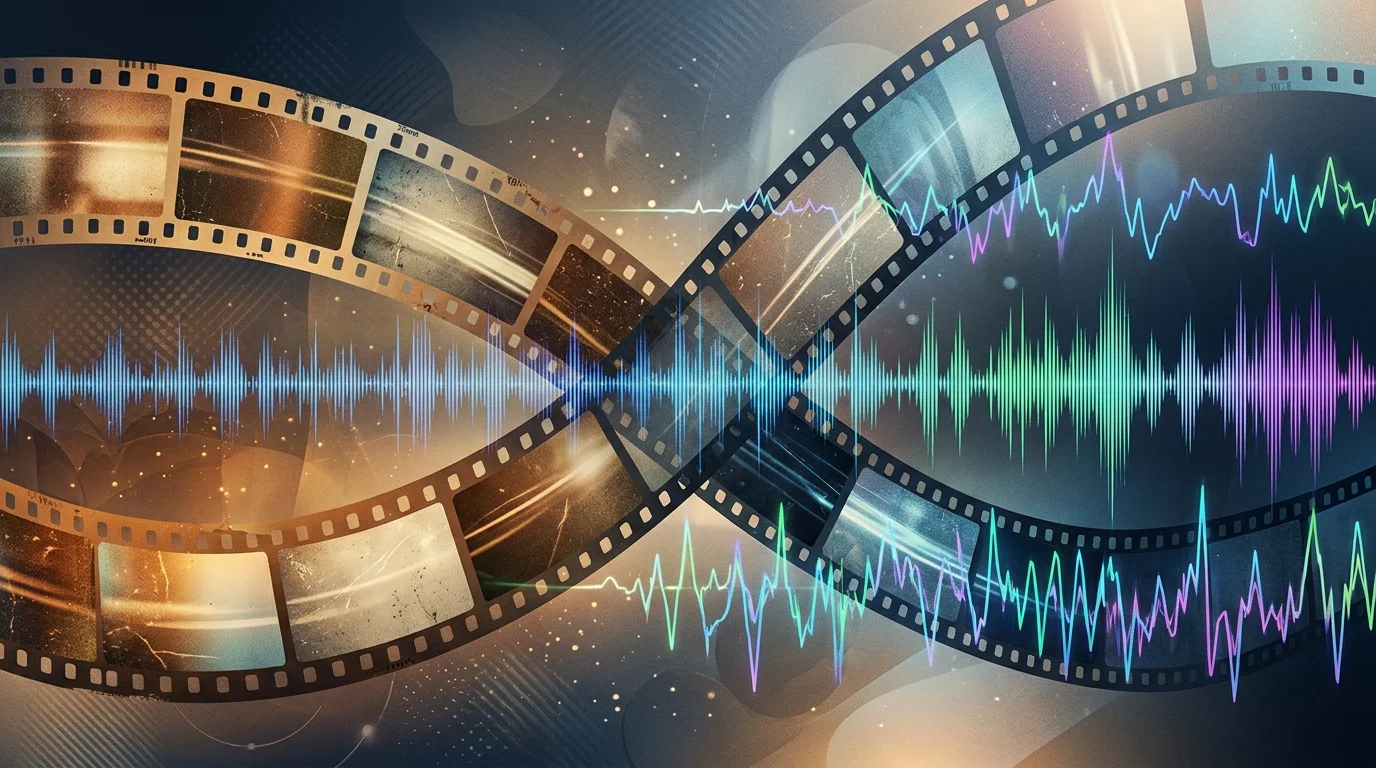 Abstract film and digital audio imagery.
