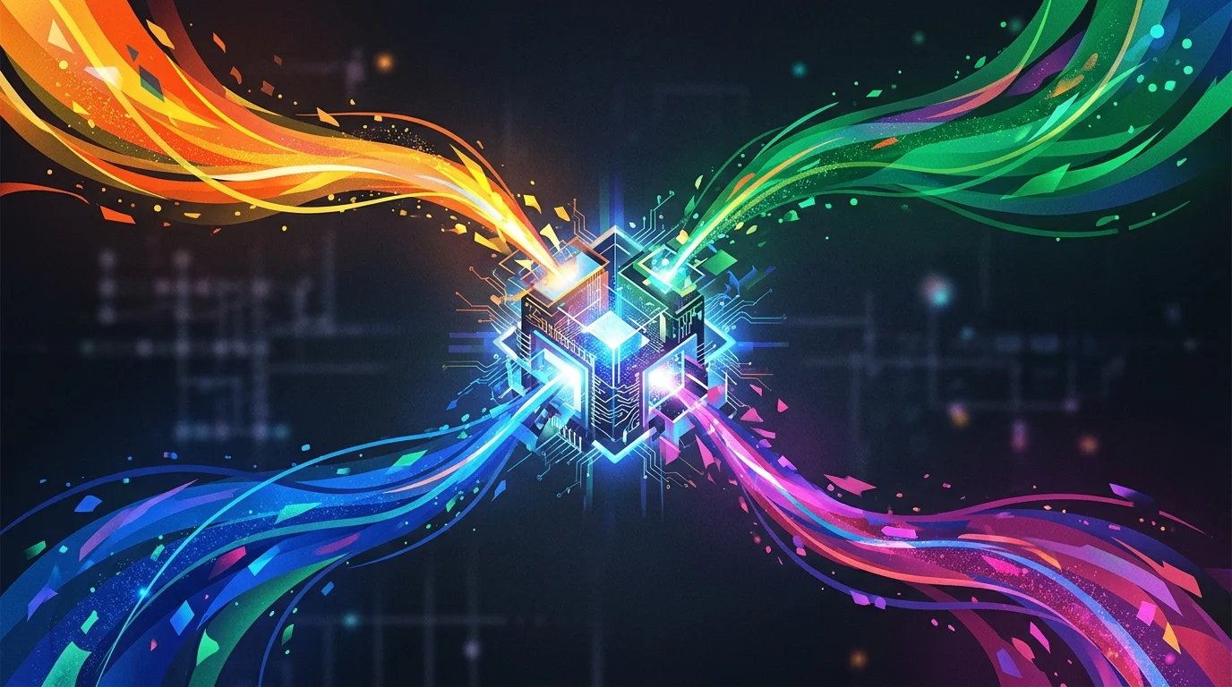 Microsoft Migrates Windows Search to WinUI 3 to Improve Windows 11 Performance 1 Abstract visualization of independent system processes.