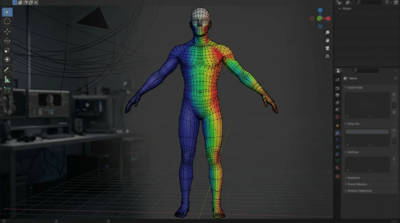 Leaker Cyberleek Releases 25 Minutes of Uncensored Grand Theft Auto 6 Footage 1 Technical 3D character model mesh used in game development.