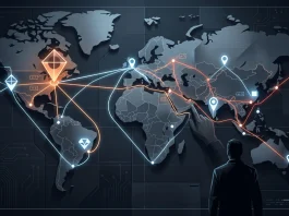 Tallinn TV Beats 2026 Selection Focuses on Geopolitical and Historical Drama Conceptual map highlighting strategic logistics markers in a spy thriller style