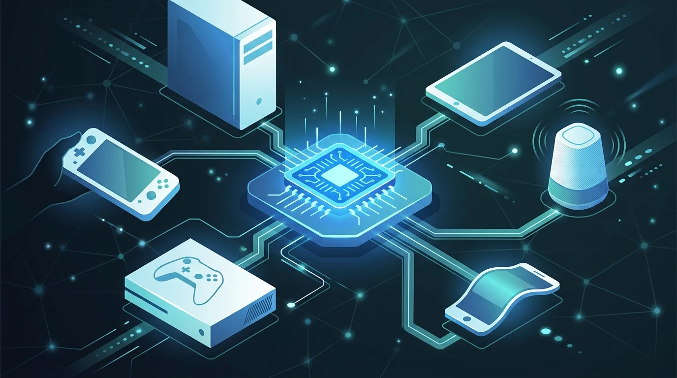Xbox CEO Asha Sharma Outlines Project Helix 'Family of Devices' Strategy 1 A diagram illustrating the hybrid manufacturing and hardware ecosystem of .