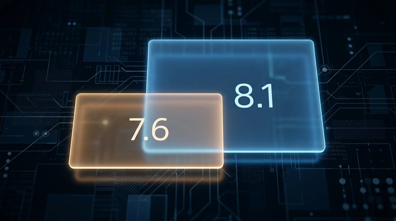 A conceptual size comparison between two screen footprints.