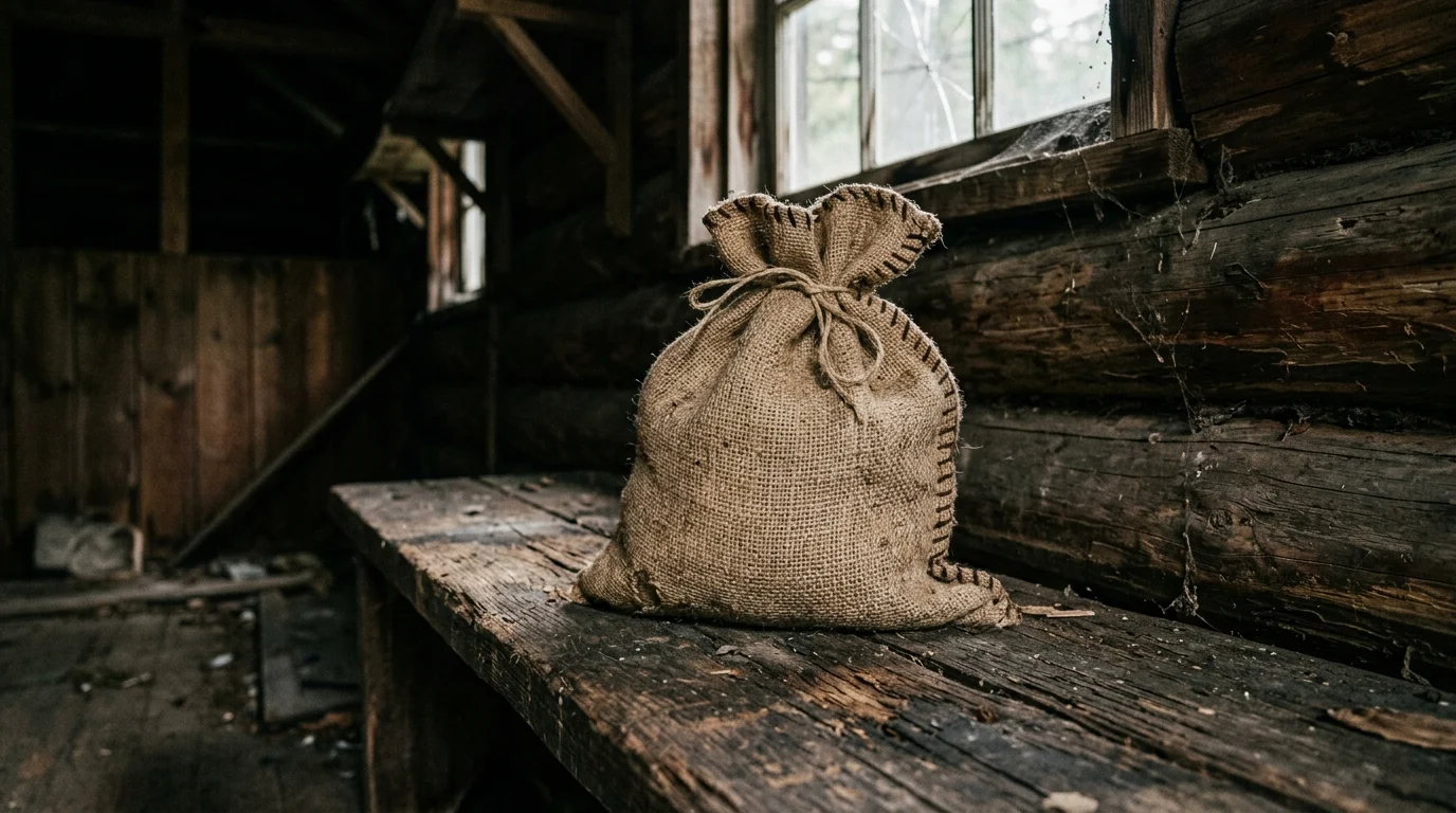 Peacock’s Crystal Lake Series Sets 2026 Premiere and Reimagines Original Movie Kills 1 A weathered burlap sack in a dark cabin.