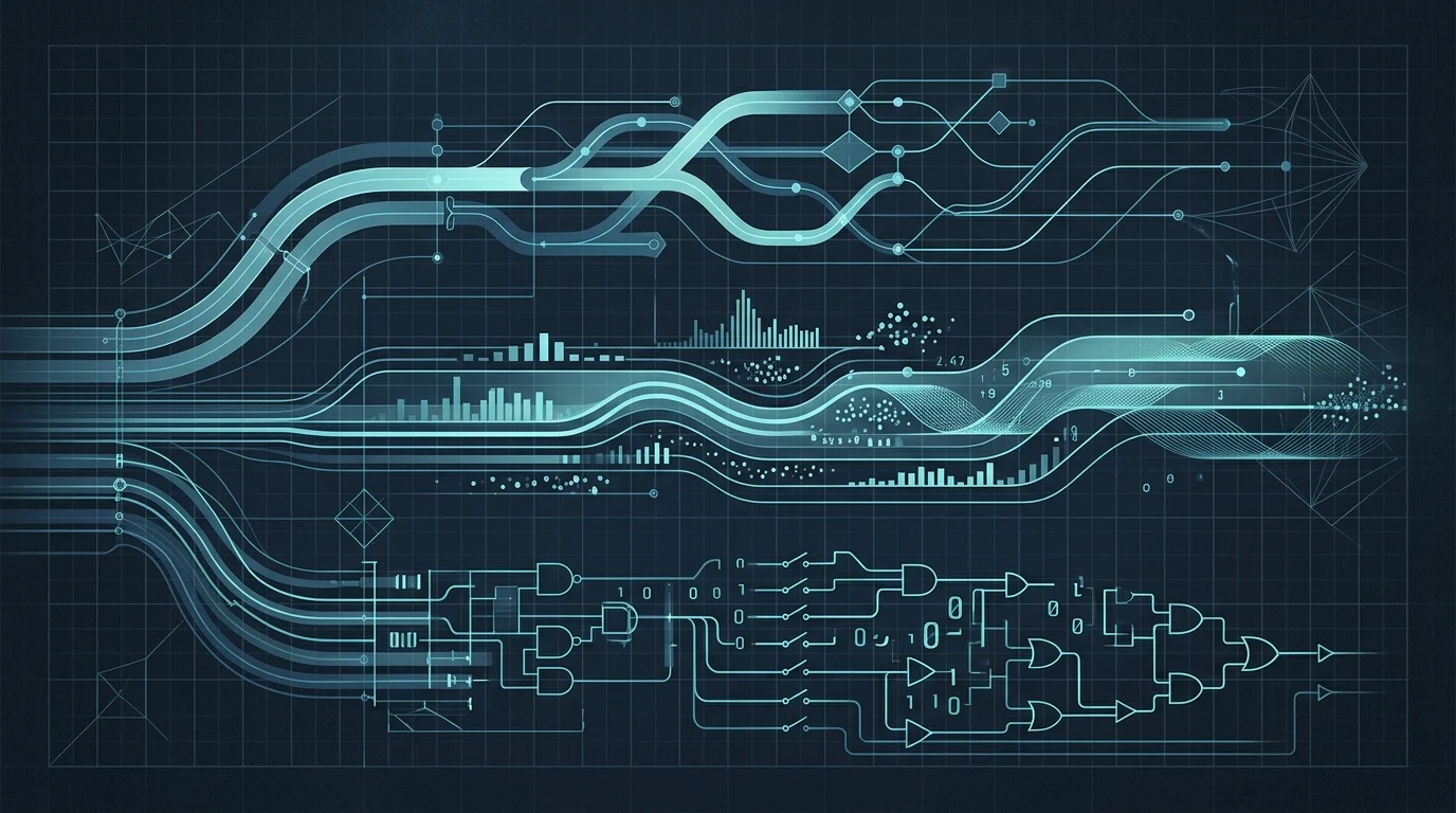 Jev Explained: The $7.5 Billion AI Model That Generates Decisions Instead of Text 1 Abstract visualization of Choice, Score, and Noul data streams.