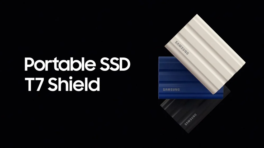 Samsung T7 Shield portable SSD official manufacturer product image
