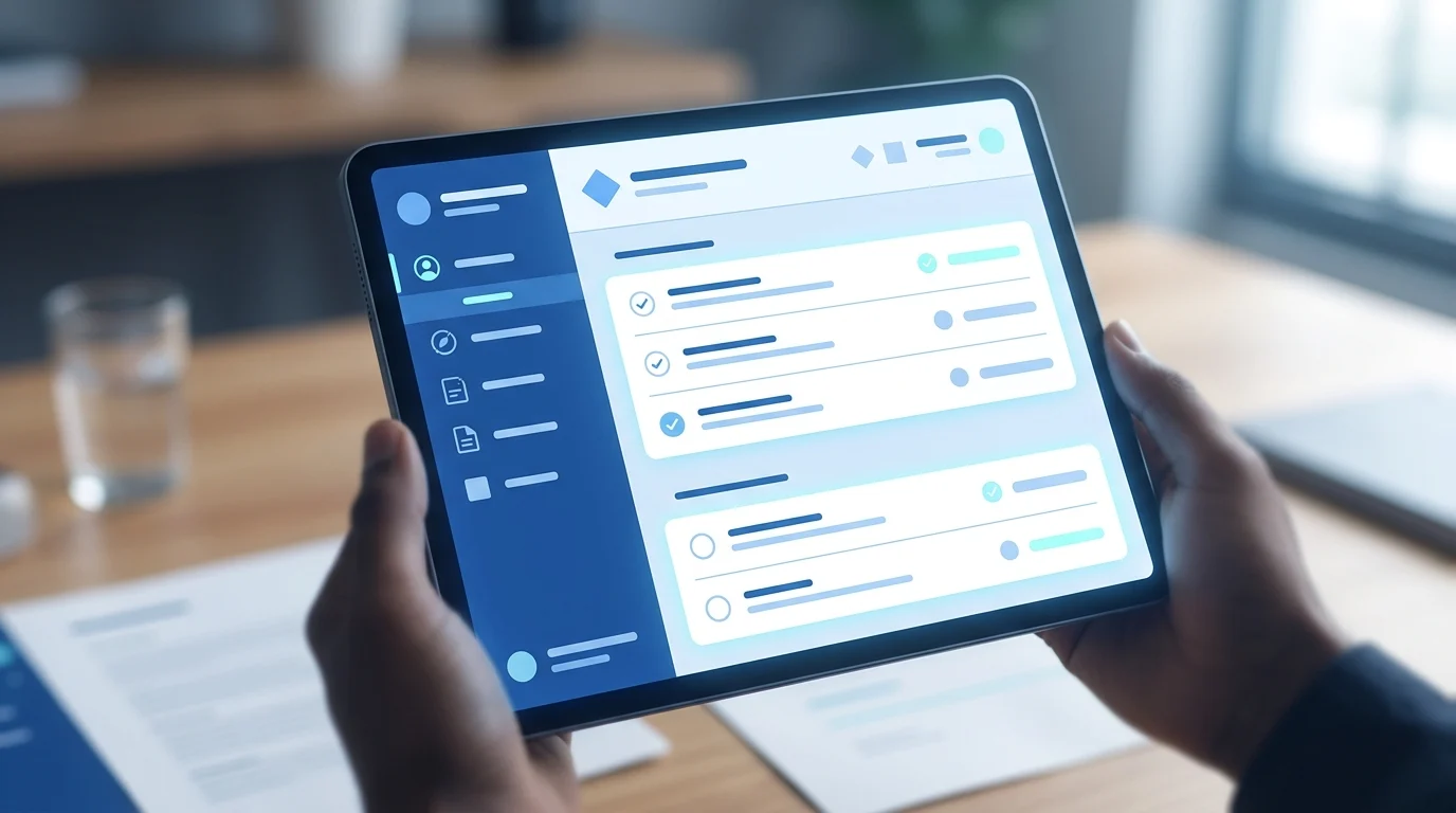 Abstract user interface design for a digital estate planning tool