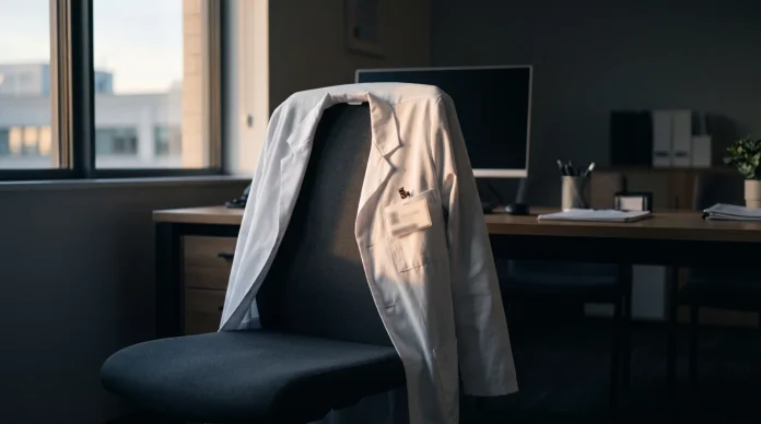 Conceptual image of a medical office to represent the somber tone of the revival.