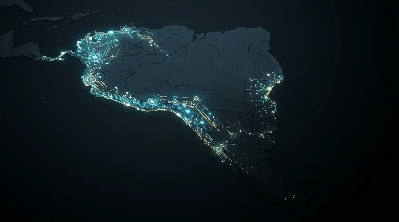 Conceptual illustration of a vanishing supply chain.