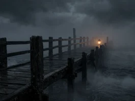 Widow’s Bay Season 2: Matthew Rhys Confirms 2028 Release Timeline Conceptual image of a foggy coastal pier reflecting the setting of the series.