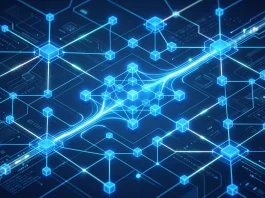 Conceptual digital interface showing stable connection nodes.